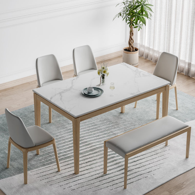 15.6-inch Width Modern Seating Bench Cushioned Solid Wood Bench Clearhalo 'Benches' 'Chairs & Seating' 'furn' 'furn_benches' 'Furniture' 'Living Room Furniture' 6176954