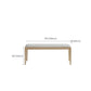 15.6-inch Width Modern Seating Bench Cushioned Solid Wood Bench Clearhalo 'Benches' 'Chairs & Seating' 'furn' 'furn_benches' 'Furniture' 'Living Room Furniture' 6176955