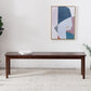 Contemporary Rubber Wood Seating Bench Rectangle Bedroom Bench with Straight Legs Clearhalo 'Benches' 'Chairs & Seating' 'furn' 'furn_benches' 'Furniture' 'Living Room Furniture' 6176961