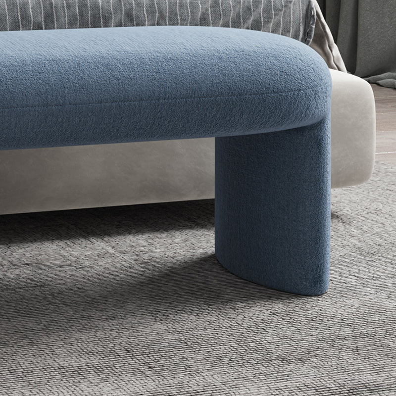 Contemporary Upholstered Bench Bedroom Seating Bench with Legs Clearhalo 'Benches' 'Chairs & Seating' 'furn' 'furn_benches' 'Furniture' 'Living Room Furniture' 6176989