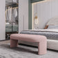 Contemporary Upholstered Bench Bedroom Seating Bench with Legs Clearhalo 'Benches' 'Chairs & Seating' 'furn' 'furn_benches' 'Furniture' 'Living Room Furniture' 6176992