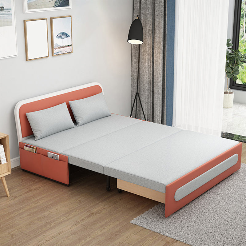 Divano letto in pelle finta 32.28 "divano dormiente con rivestimento