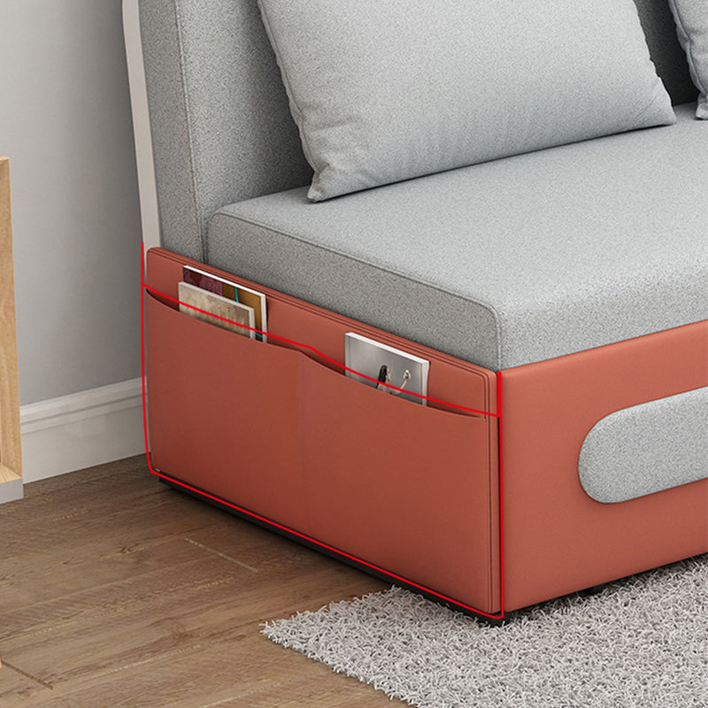 Divano letto in pelle finta 32.28 "divano dormiente con rivestimento