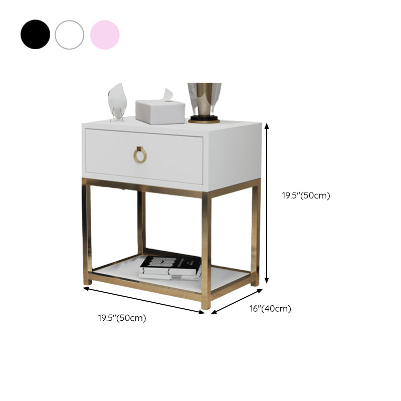 Tavolo da comodino in legno moderno comodino minimalista con gambe