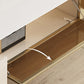 Glam Stone TV Console Floating TV Media Stand for Living Room Clearhalo 'furn' 'furn_tv_stands_entertainment_centers' 'Furniture' 'Living Room Furniture' 'TV Stands & Entertainment Centers' 'TV Stands & Media Storage Furniture' 'tv_stands_entertainment_centers' 6182381