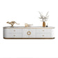 Glam Marble TV Stand Console Enclosed Storage TV Media Stand with Doors for Living Room Clearhalo 'furn' 'furn_tv_stands_entertainment_centers' 'Furniture' 'Living Room Furniture' 'TV Stands & Entertainment Centers' 'TV Stands & Media Storage Furniture' 'tv_stands_entertainment_centers' 6182453
