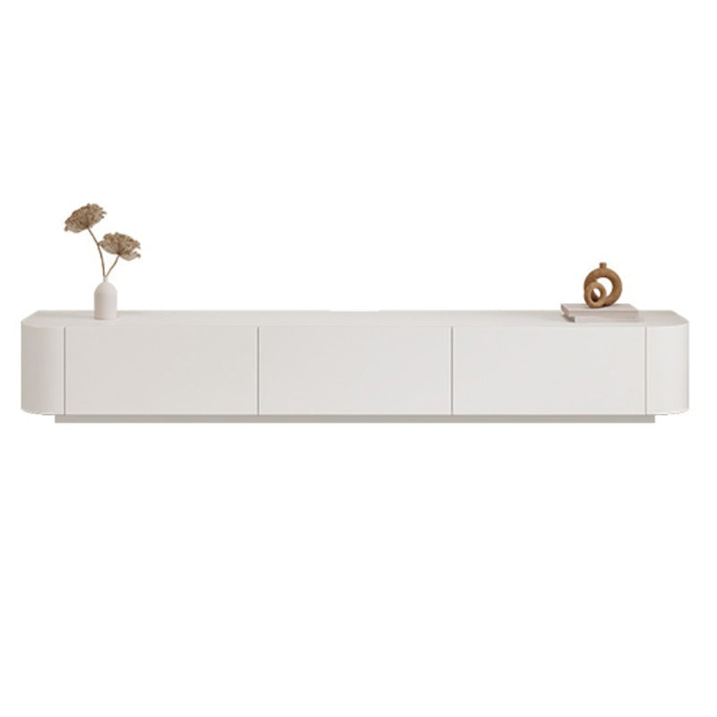 Modern White TV Stand Console Enclosed Storage TV Media Stand with Drawers for Living Room Clearhalo 'furn' 'furn_tv_stands_entertainment_centers' 'Furniture' 'Living Room Furniture' 'TV Stands & Entertainment Centers' 'TV Stands & Media Storage Furniture' 'tv_stands_entertainment_centers' 6182505