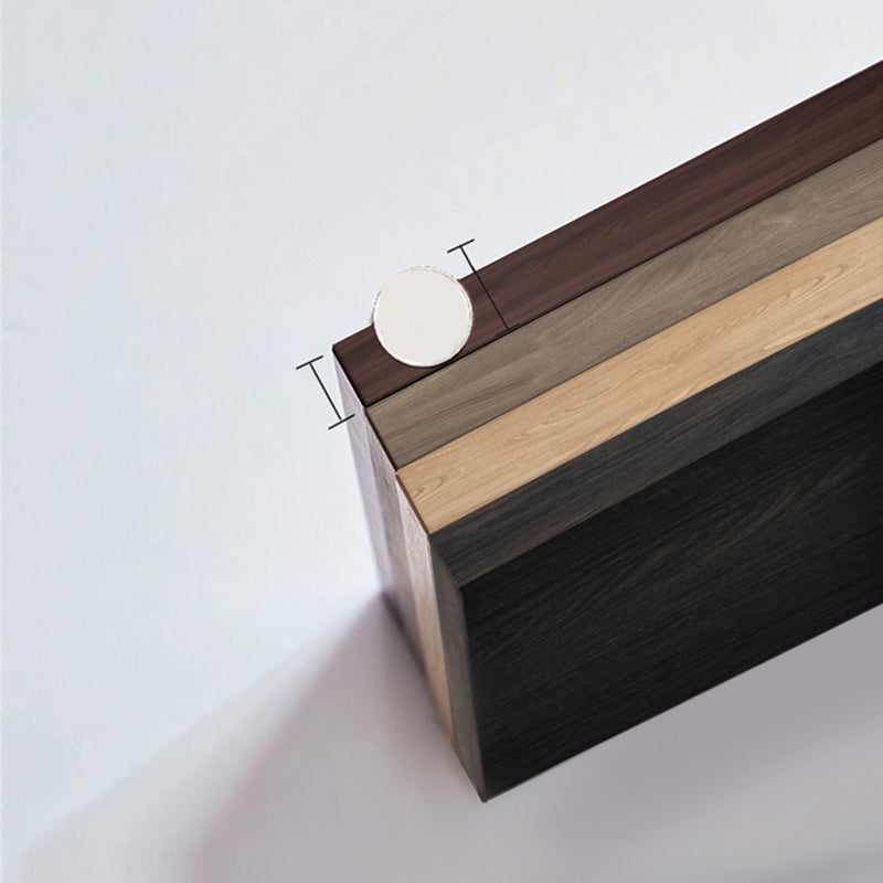 Scandinavische faux houten opbergkast glazen deuren displaykast voor woonkamer