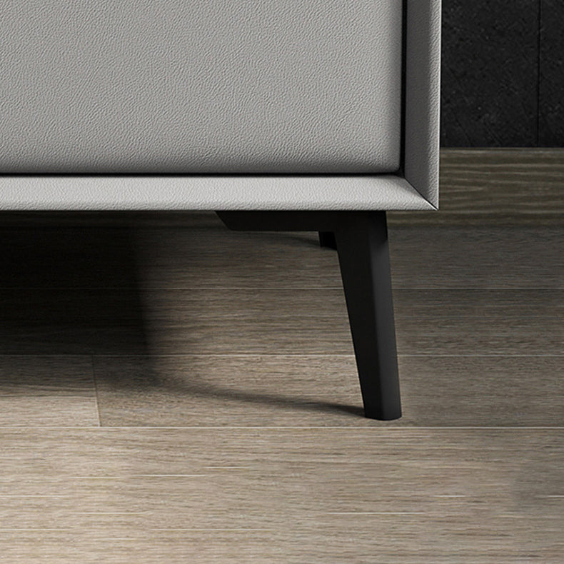 Solid Wood Bed Nightstand Contemporary Night Table with 2 Drawers Clearhalo 'Bedroom Furniture' 'furn' 'furn_night_stand' 'Furniture' 'night_stand' 'Nightstands' 6182635