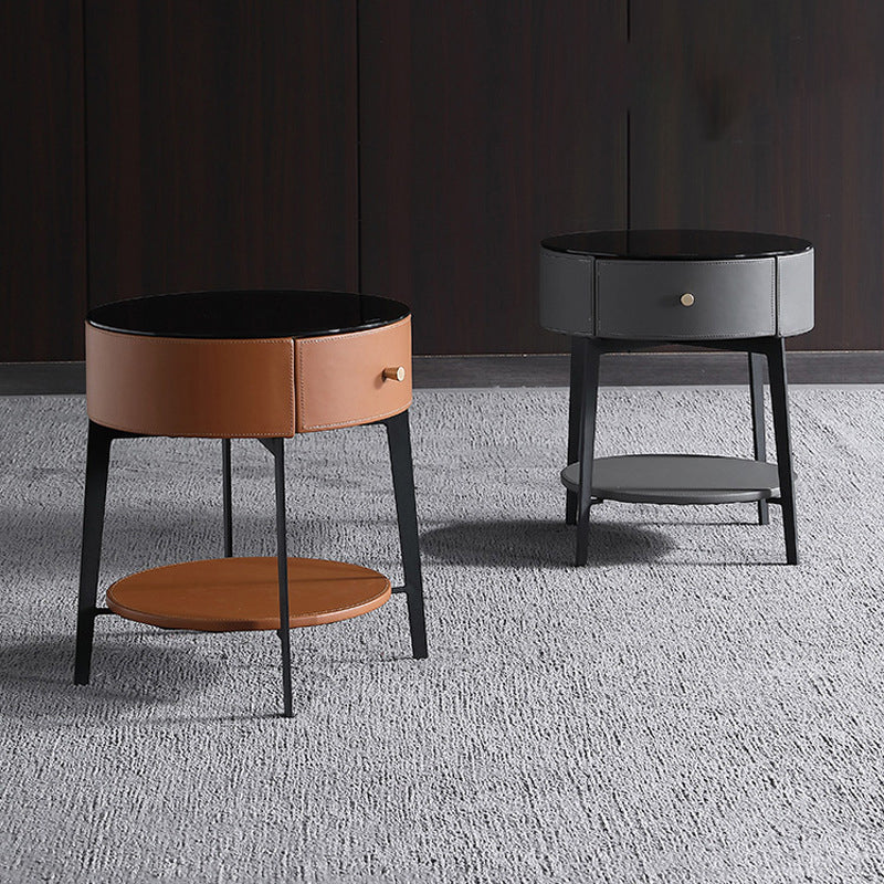 NOVE IN PELLE E METALE NOTTO MODERA MINIMALIST IN MIMERISTRO CONTO OPERO CON GAMBIE