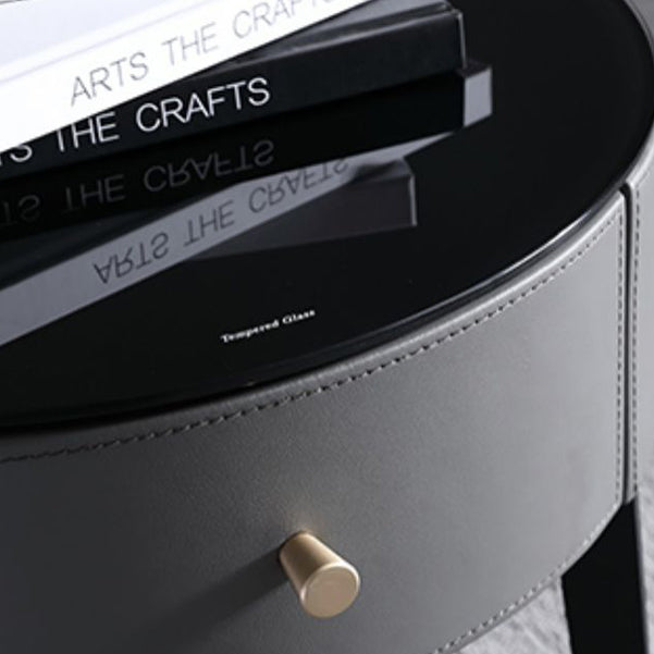 NOVE IN PELLE E METALE NOTTO MODERA MINIMALIST IN MIMERISTRO CONTO OPERO CON GAMBIE