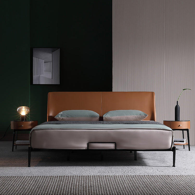 NOVE IN PELLE E METALE NOTTO MODERA MINIMALIST IN MIMERISTRO CONTO OPERO CON GAMBIE