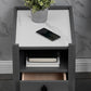 2-drawer Nightstand 21.65" Tall Charging Station Bedside Cabinet Clearhalo 'Bedroom Furniture' 'furn' 'furn_night_stand' 'Furniture' 'night_stand' 'Nightstands' 6182726