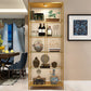 Glass Door Curio Display Glam Style Display Stand with Shelves Clearhalo 'Display & China Cabinets' 'display_china_cabinets' 'furn' 'furn_display_china_cabinets' 'Furniture' 'Kitchen & Dining Furniture' 6182821