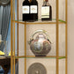 Glass Door Curio Display Glam Style Display Stand with Shelves Clearhalo 'Display & China Cabinets' 'display_china_cabinets' 'furn' 'furn_display_china_cabinets' 'Furniture' 'Kitchen & Dining Furniture' 6182829