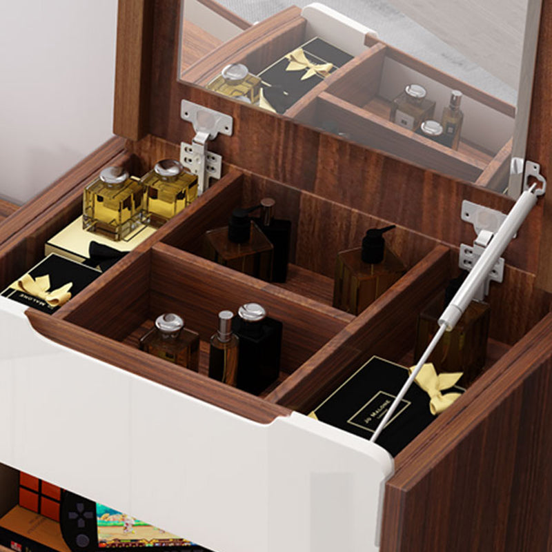 Cómoda de almacenamiento de madera contemporánea Cómoda de dormitorio vertical con cajones