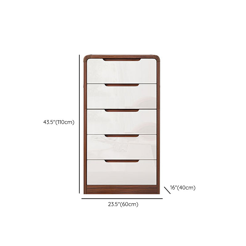 Contemporary Wooden Storage Chest Vertical Bedroom Chest with Drawers Clearhalo 'Bedroom Furniture' 'Dressers & Chests' 'dressers_chests' 'furn' 'furn_dressers_chests' 'Furniture' 6182892