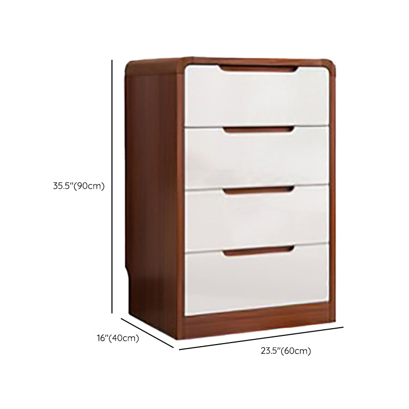 Contemporary Wooden Storage Chest Vertical Bedroom Chest with Drawers Clearhalo 'Bedroom Furniture' 'Dressers & Chests' 'dressers_chests' 'furn' 'furn_dressers_chests' 'Furniture' 6182893