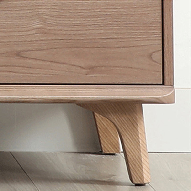 Cassapanca moderna in legno massello per camera da letto con cassetti