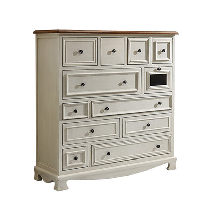 Nautical Bedroom Chest Solid Wood 16"Wide Storage Chest with Drawers White Clearhalo 'Bedroom Furniture' 'Dressers & Chests' 'dressers_chests' 'furn' 'furn_dressers_chests' 'Furniture' 6182936