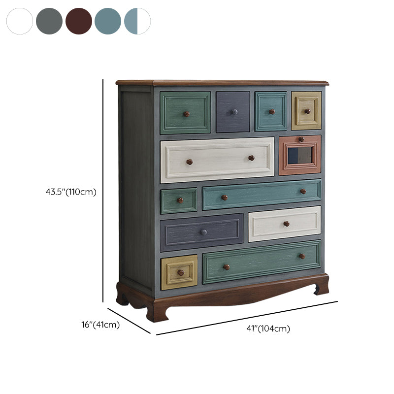 Nautical Bedroom Chest Solid Wood 16"Wide Storage Chest with Drawers Clearhalo 'Bedroom Furniture' 'Dressers & Chests' 'dressers_chests' 'furn' 'furn_dressers_chests' 'Furniture' 6182946