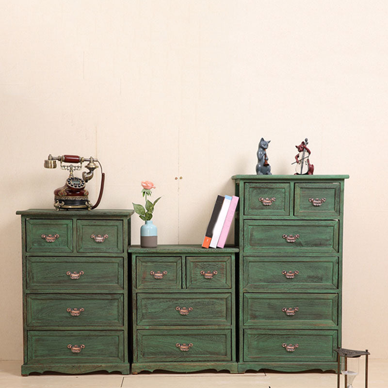 Cassapanca verticale in legno da camera da letto nautica da 12 pollici con cassetti