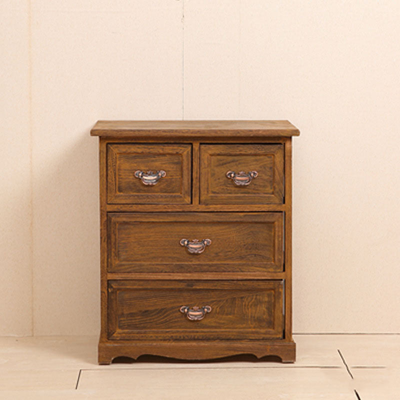 Cassapanca verticale in legno da camera da letto nautica da 12 pollici con cassetti