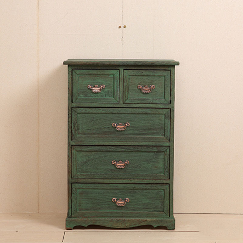 Cassapanca verticale in legno da camera da letto nautica da 12 pollici con cassetti