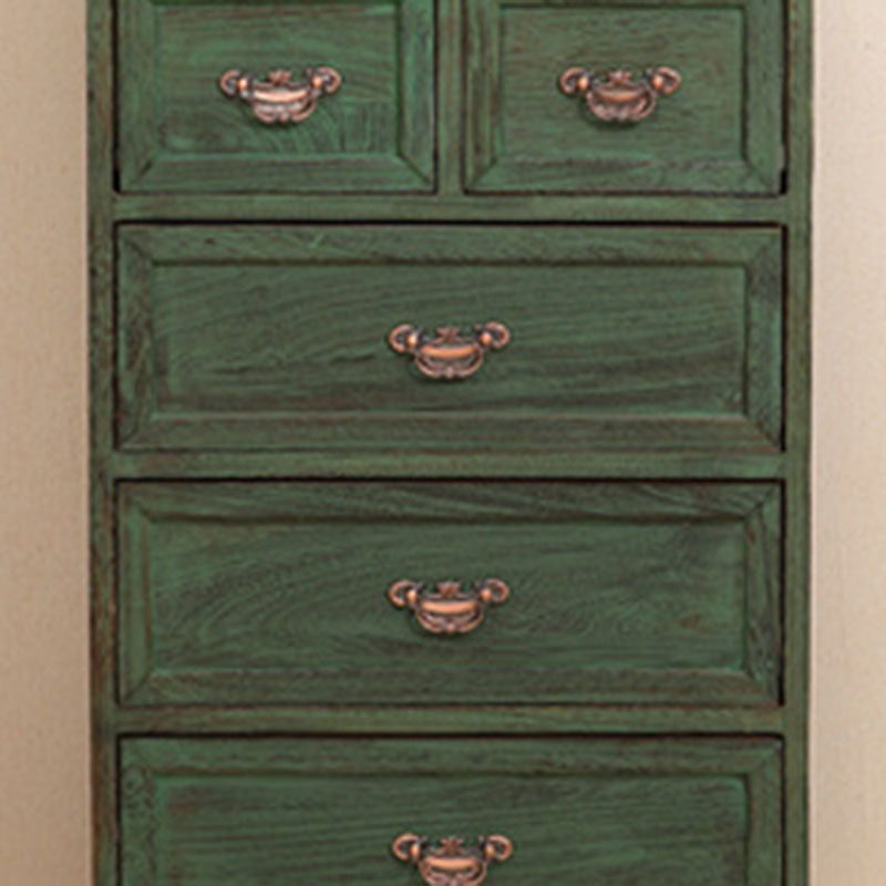 Cassapanca verticale in legno da camera da letto nautica da 12 pollici con cassetti