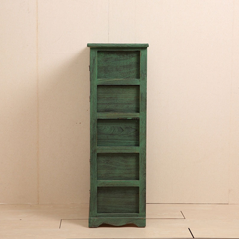 Cassapanca verticale in legno da camera da letto nautica da 12 pollici con cassetti