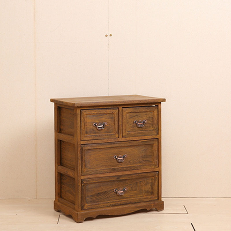 Cassapanca verticale in legno da camera da letto nautica da 12 pollici con cassetti