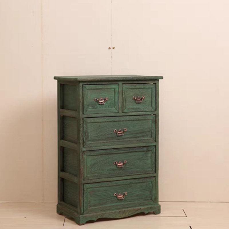 Cassapanca verticale in legno da camera da letto nautica da 12 pollici con cassetti