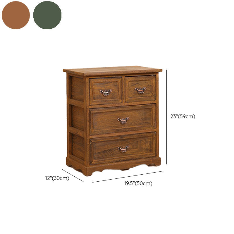 Cassapanca verticale in legno da camera da letto nautica da 12 pollici con cassetti