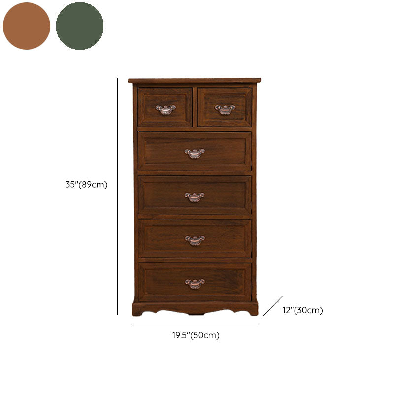 Cassapanca verticale in legno da camera da letto nautica da 12 pollici con cassetti