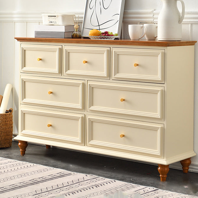 Contemporary 13.7" Wide Storage Chest 6 Soft-Close Drawers Chest 47"L x 14"W x 31"H Yellow Clearhalo 'Bedroom Furniture' 'Dressers & Chests' 'dressers_chests' 'furn' 'furn_dressers_chests' 'Furniture' 6182974