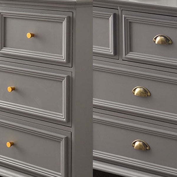 Contemporary 13.7" Wide Storage Chest 6 Soft-Close Drawers Chest Clearhalo 'Bedroom Furniture' 'Dressers & Chests' 'dressers_chests' 'furn' 'furn_dressers_chests' 'Furniture' 6182982