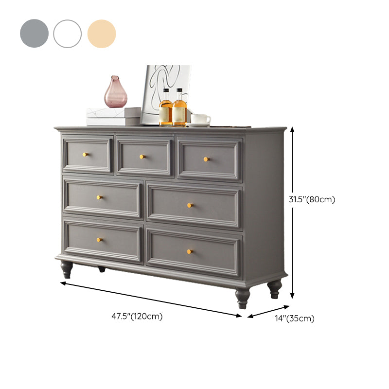Contemporary 13.7" Wide Storage Chest 6 Soft-Close Drawers Chest Clearhalo 'Bedroom Furniture' 'Dressers & Chests' 'dressers_chests' 'furn' 'furn_dressers_chests' 'Furniture' 6182990
