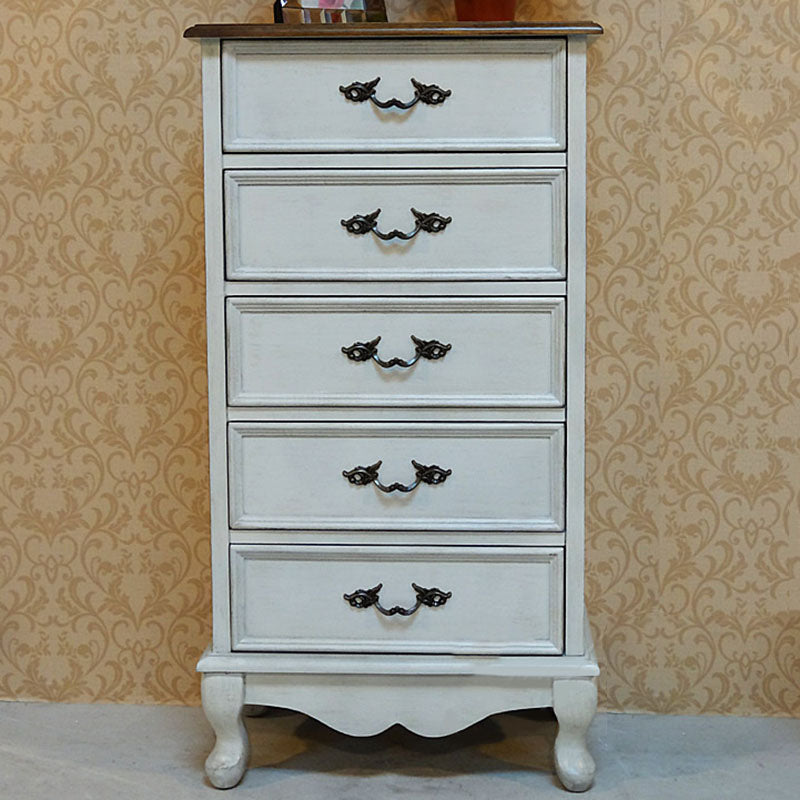 Coffre de rangement pour chambre à coucher, coffre vertical nautique en bois avec tiroirs