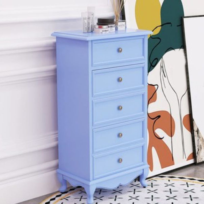 Coffre de rangement pour chambre à coucher, coffre vertical nautique en bois avec tiroirs