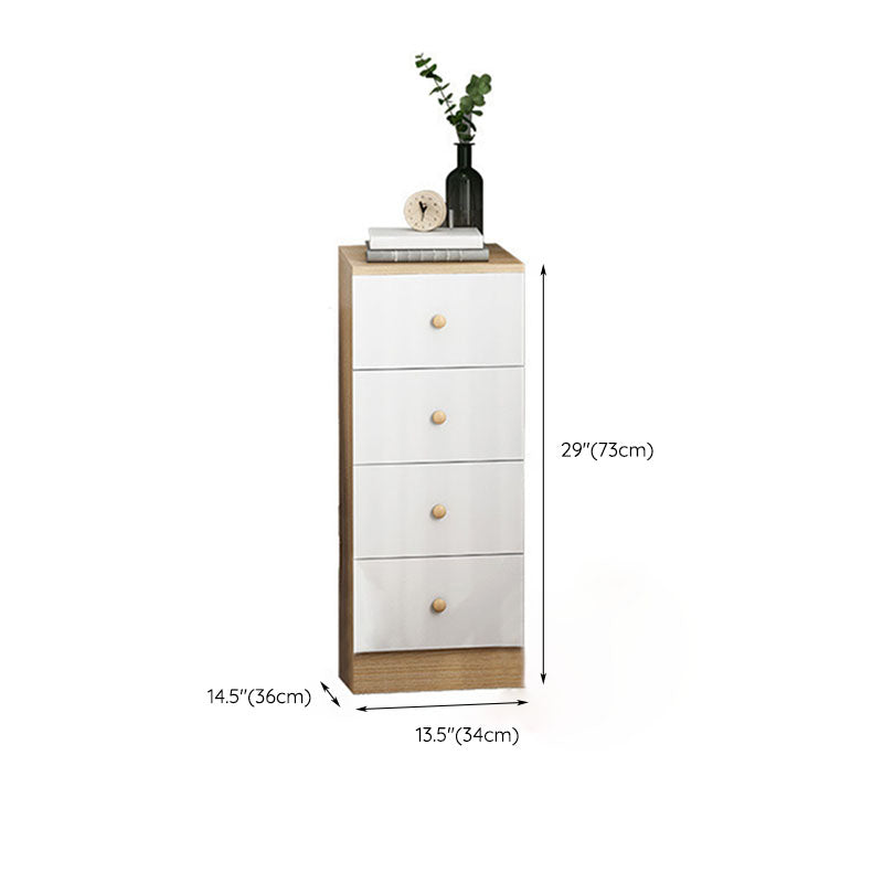 Cassettiera moderna per camera da letto in legno ingegnerizzato con cassetti