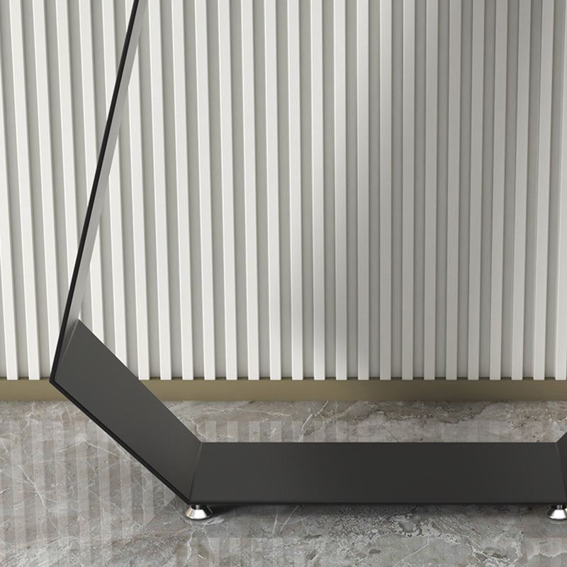 31.5" H Contemporary Console Accent Table Antique Finish Sofa Console Table in Marble Clearhalo 'Console Tables' 'console_tables' 'Entry & Mudroom Furniture' 'furn' 'furn_console_tables' 'Furniture' 6183305