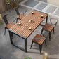 Modern Reclaimed Wood Dining Table Set 1/5 Pieces Dining Set for Home Use