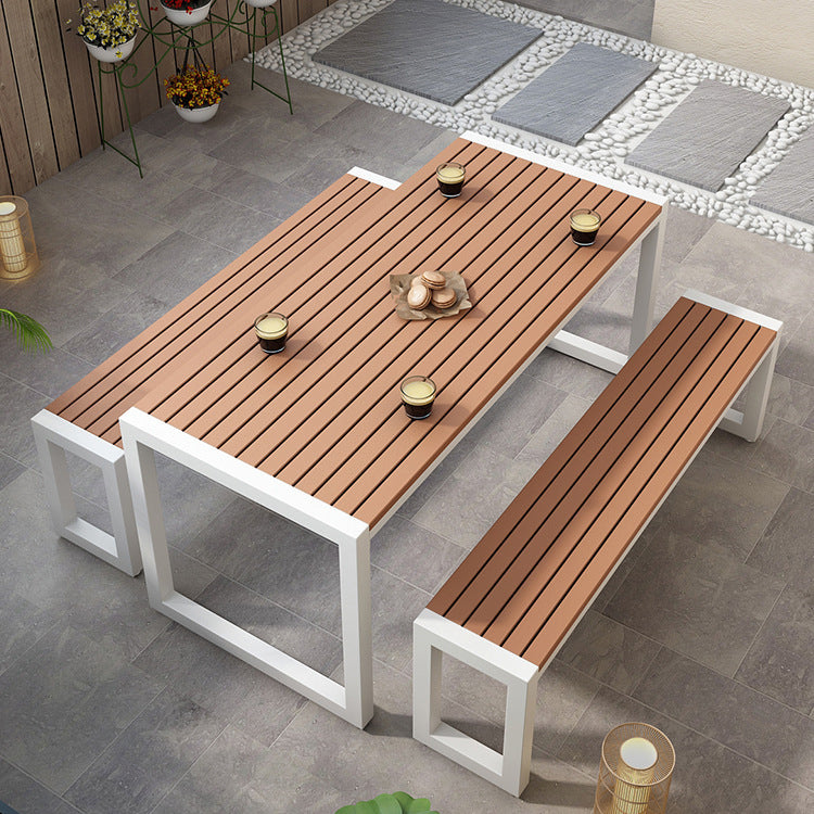 Modern Reclaimed Wood Dining Table Set 1/5 Pieces Dining Set for Home Use