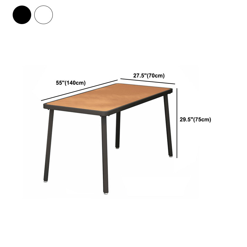 モダンな埋め立てられた木製のダイニングテーブルセット1/5/7ピース自宅で使用するためのダイニングセット