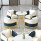 Set da pranzo Glam in pietra sinterizzata Set tavolo da pranzo rotondo 1/2/3/4/5 pezzi per uso domestico