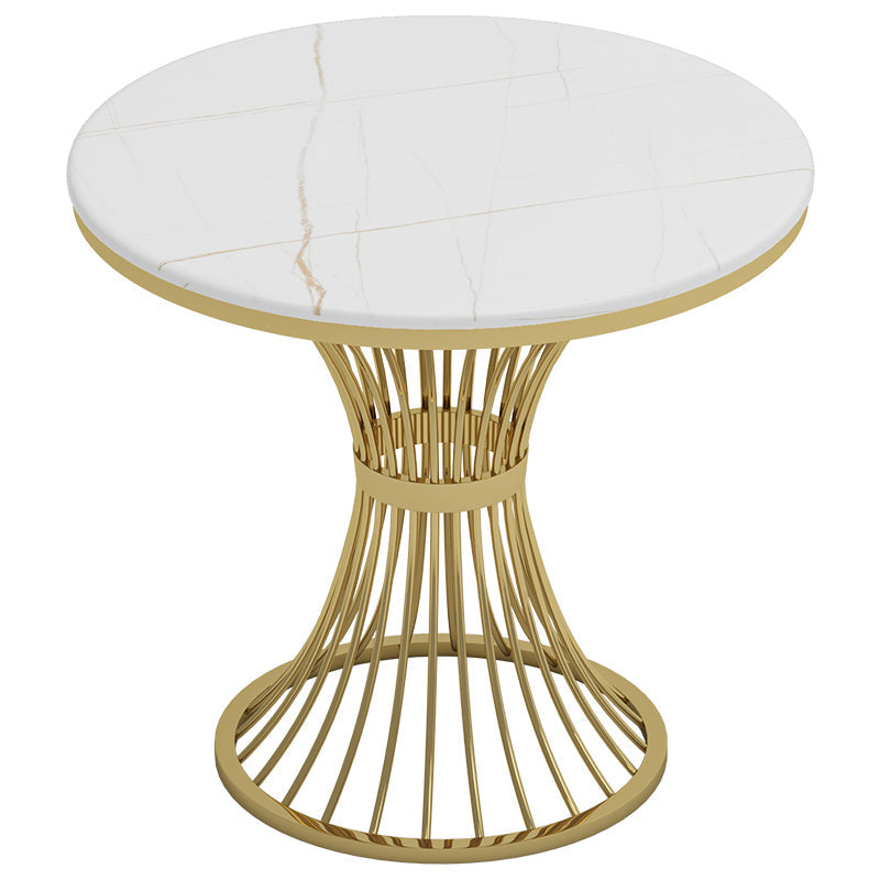 Set da pranzo Glam in pietra sinterizzata Set tavolo da pranzo rotondo 1/2/3/4/5 pezzi per uso domestico