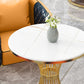 Set da pranzo Glam in pietra sinterizzata Set tavolo da pranzo rotondo 1/2/3/4/5 pezzi per uso domestico