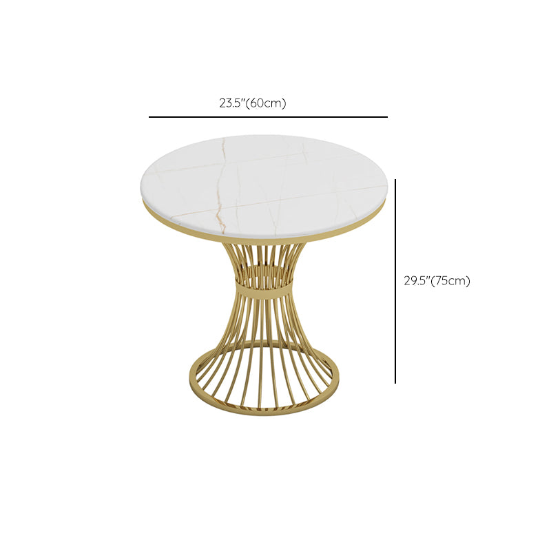 Set da pranzo Glam in pietra sinterizzata Set tavolo da pranzo rotondo 1/2/3/4/5 pezzi per uso domestico