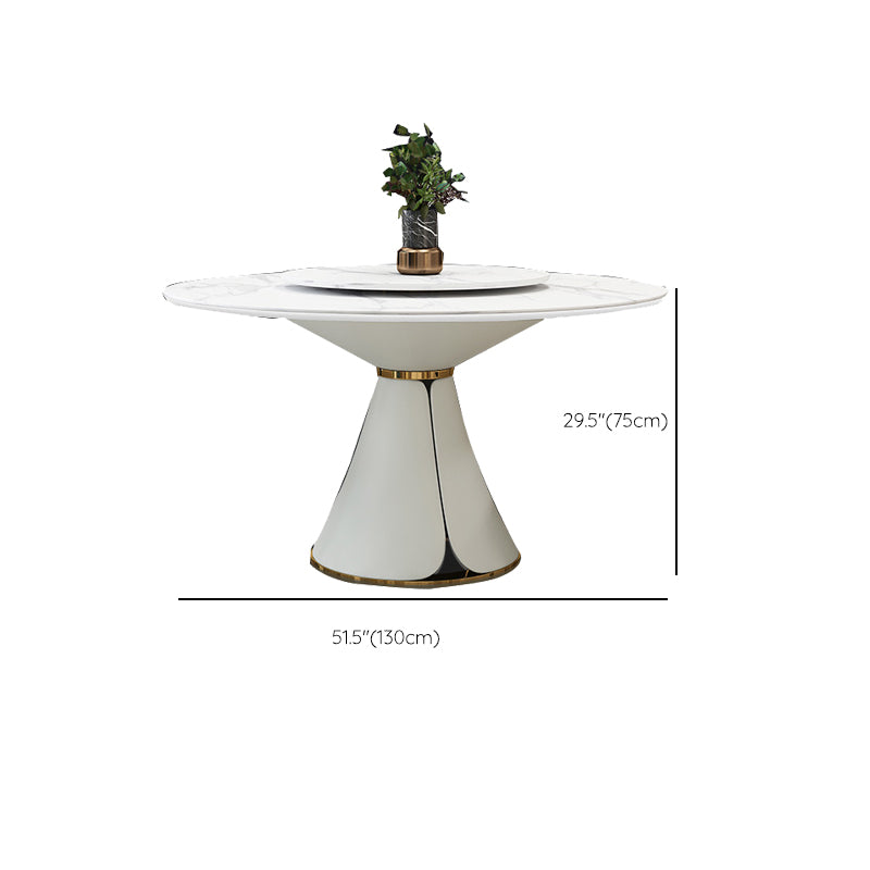 Modern Style Round Table Set 1/4/7 Pieces Dining Set for Home Use