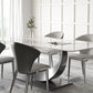 Modern Style Rectangle Table Set 1/2/3/5/8 Pieces Dining Set for Home Use